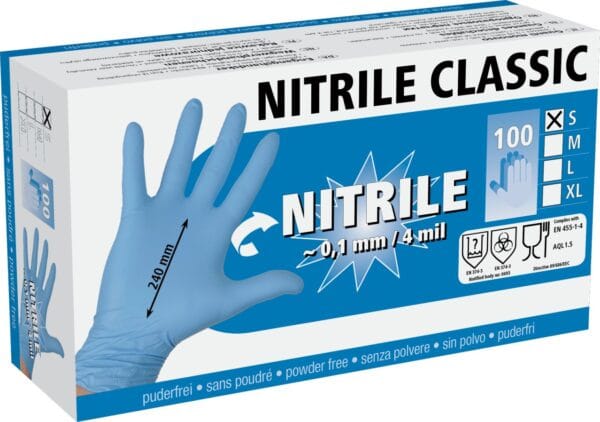 Wegwerp handschoen nitril classic - Afbeelding 2